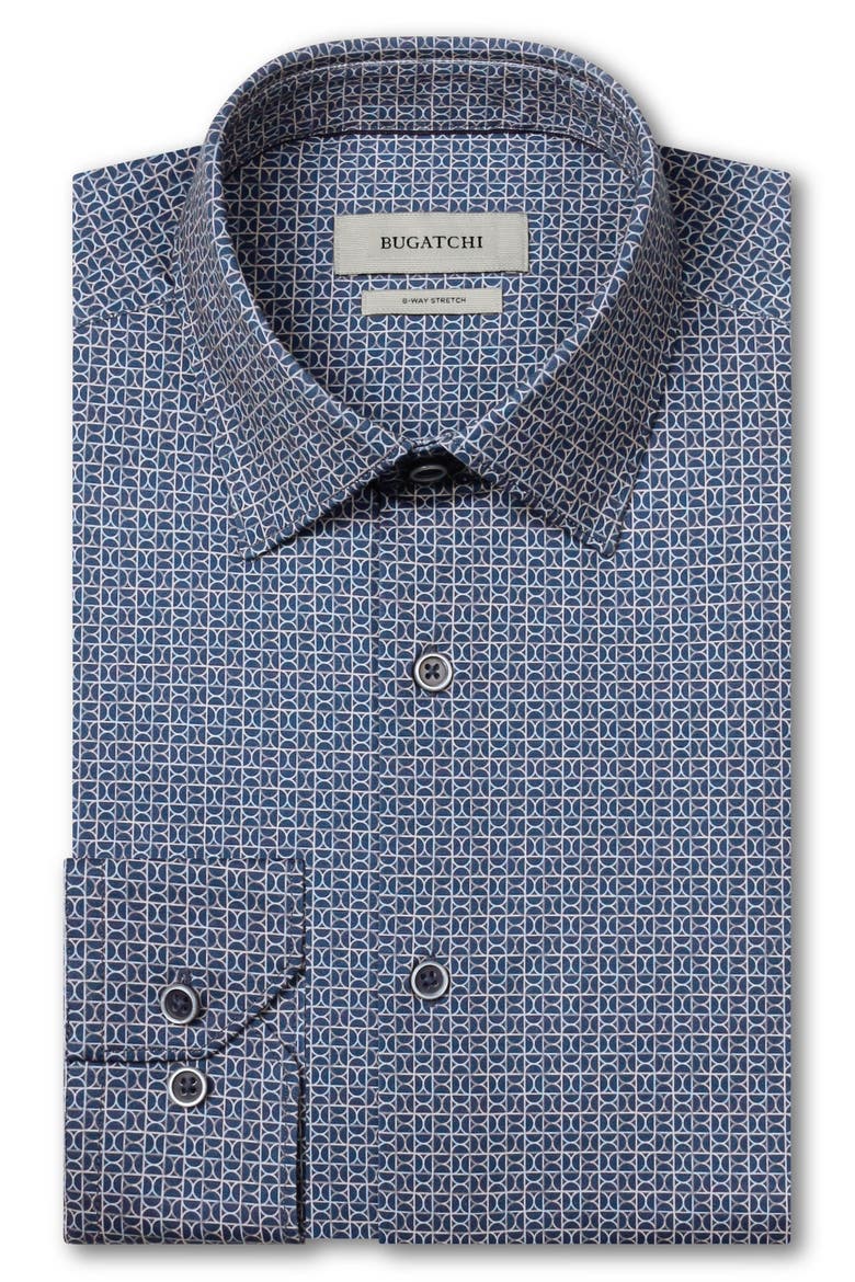 James OoohCotton® Button-Up Shirt, Alternate, color, INDIGO