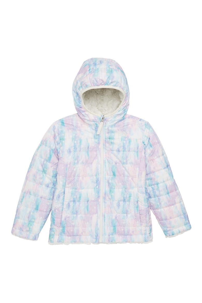 Mossbud Swirl Reversible Jacket, Main, color, PURDY PINK SNOW DUST PRINT