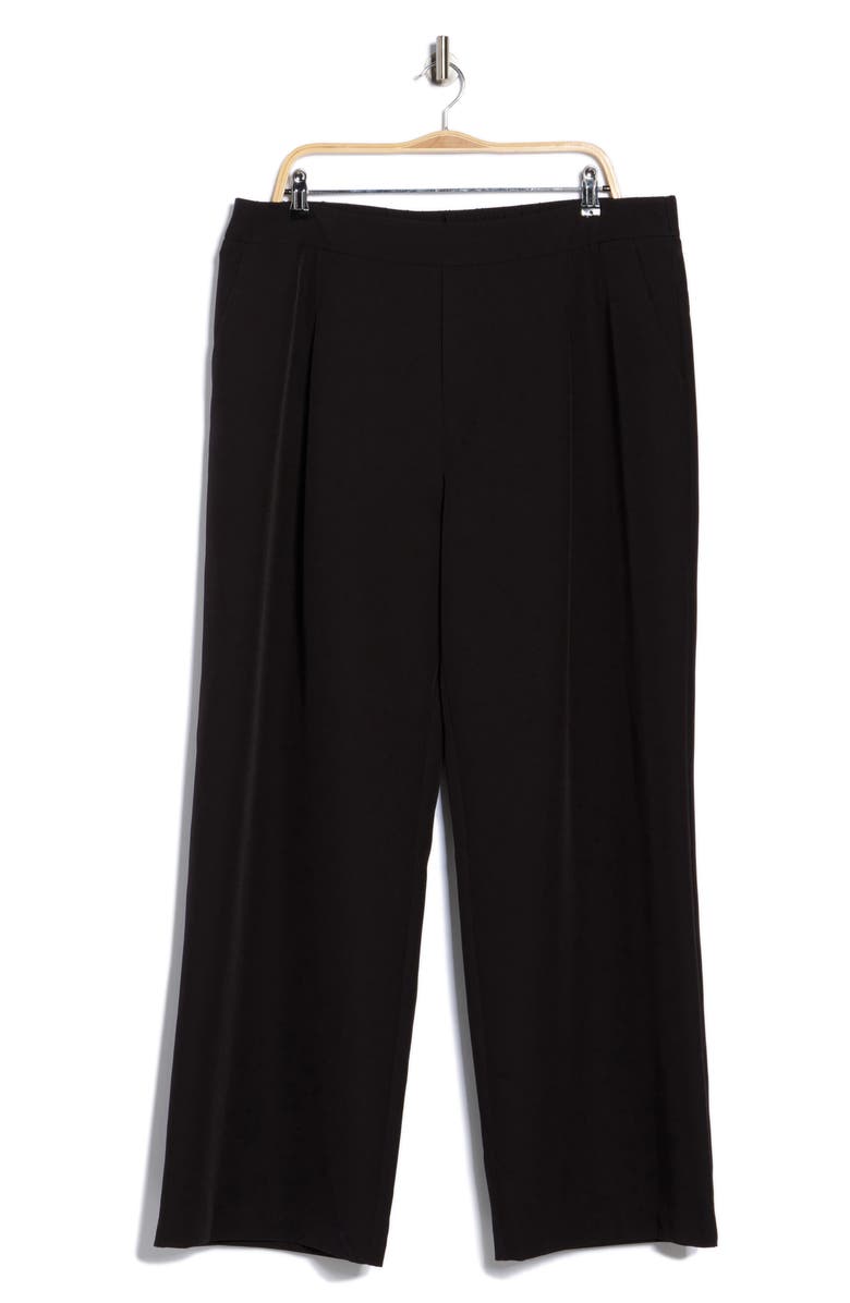 Gemma + Jane Pull-On Wide Leg Pants, Alternate, color, Black