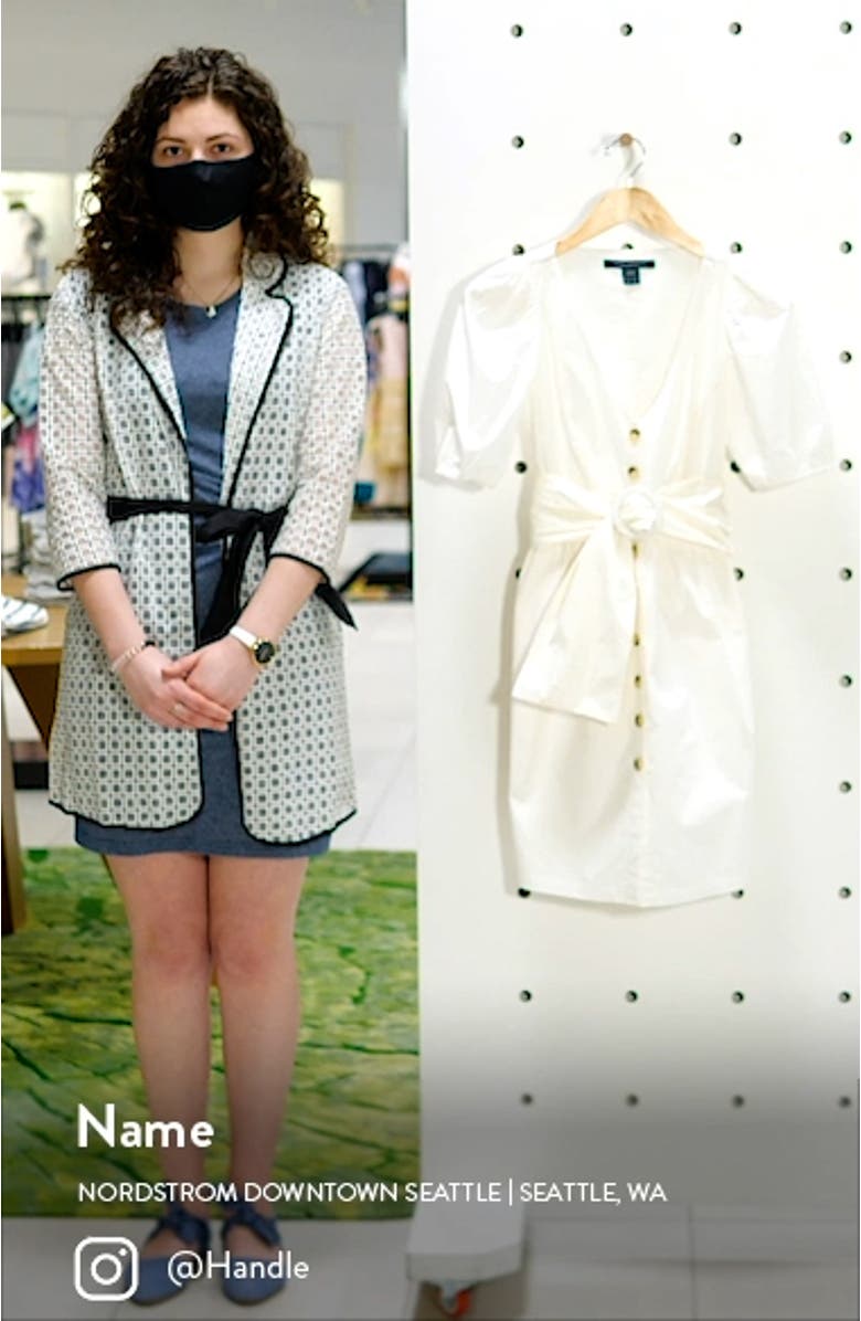 Besima Belted Cotton Poplin Dress, sales video thumbnail