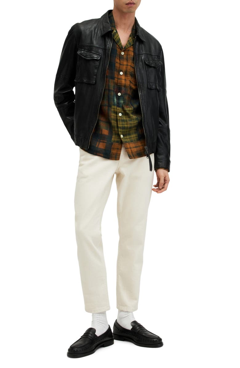 AllSaints Carreaux Plaid Button-Up Shirt, Alternate, color,