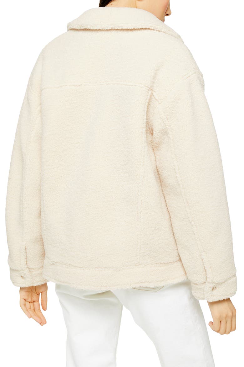 Borg Western Jacket, Alternate, color, CREAM
