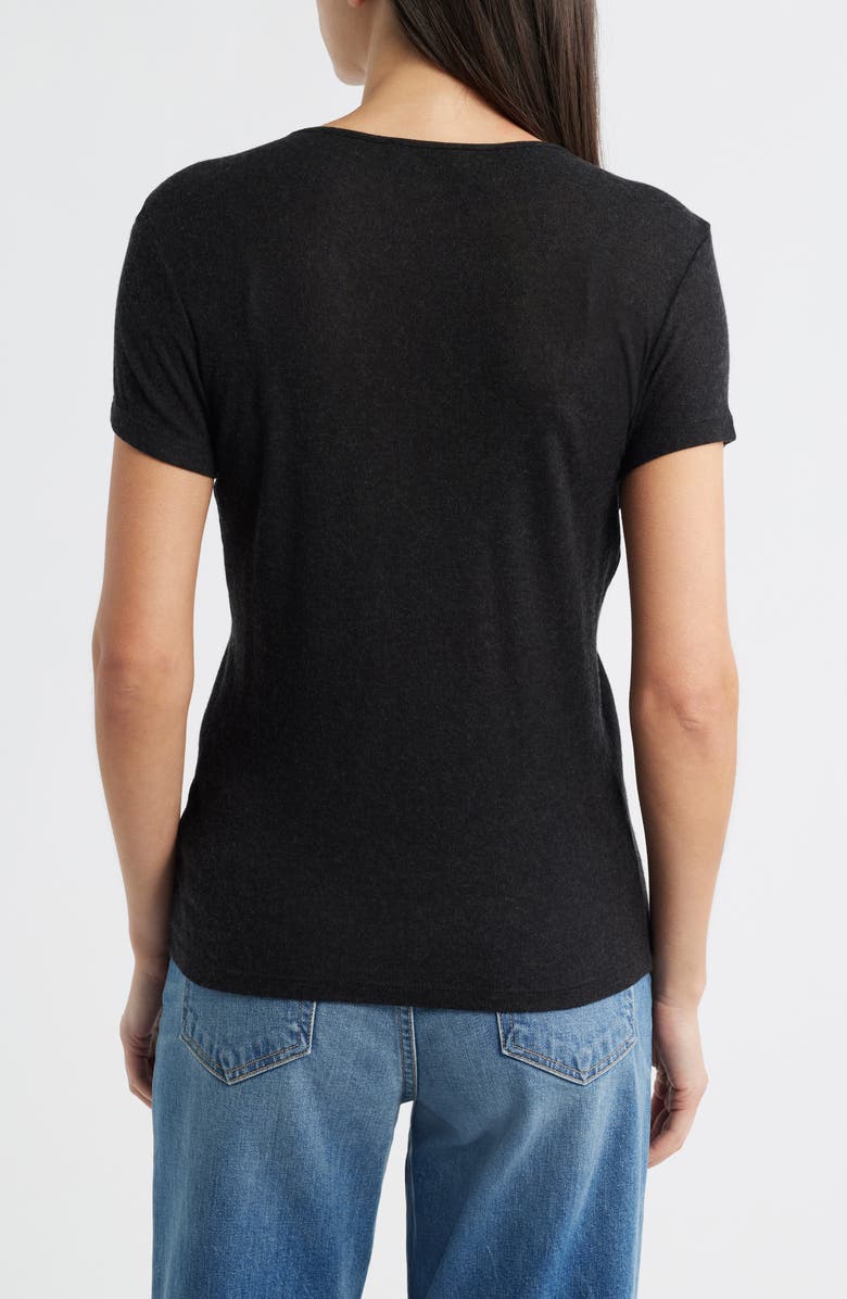 Mavi Jeans Basic Wool Blend T-Shirt, Alternate, color, Black