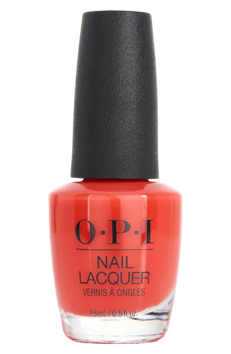 OPI Nail Lacquer - My Chihuahua Doesn't Bite Anymore, Main, color, Red