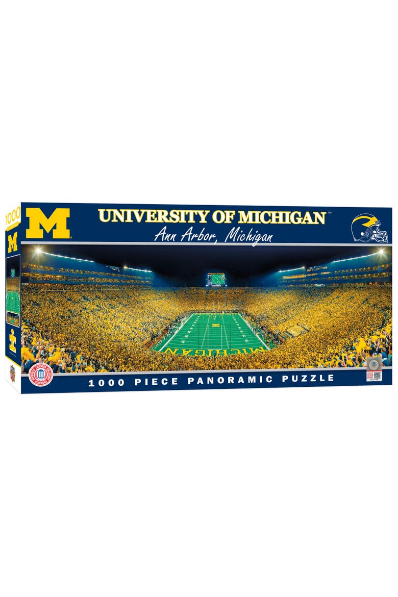 Michigan Wolverines 1000pc Pano Puzzle, Main, color, Multicolor