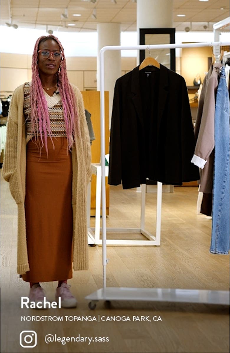 Open Front Blazer, sales video thumbnail