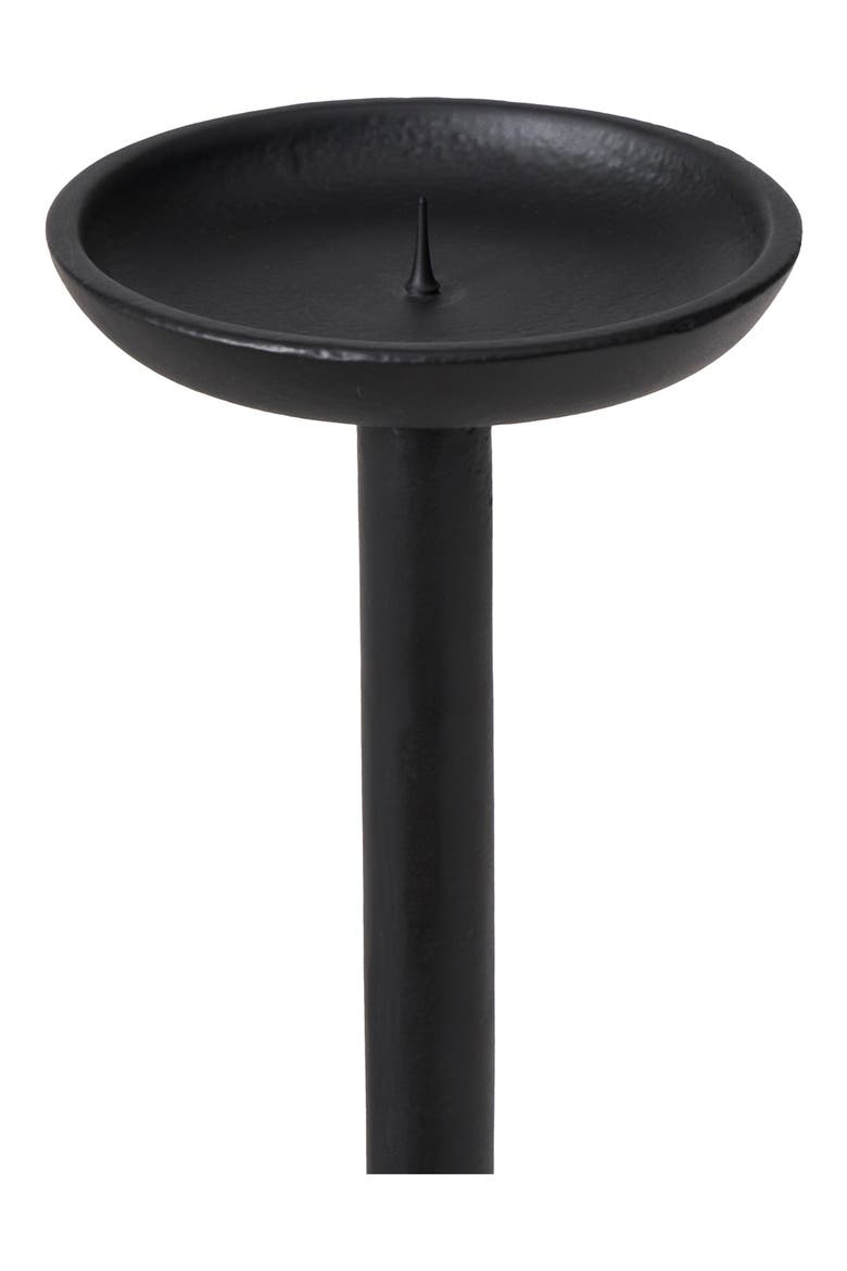 Small Floor Candle Holder, Alternate, color, BLACK