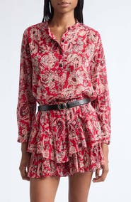 Isabel Marant Étoile Maria Floral Cotton Top