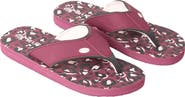Animal Swish Leopard Print Flip Flops