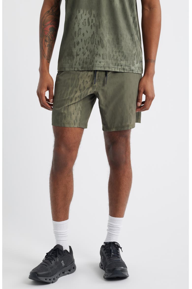 Tempo Tech Shorts, Main, color, CHEETAH BROWN