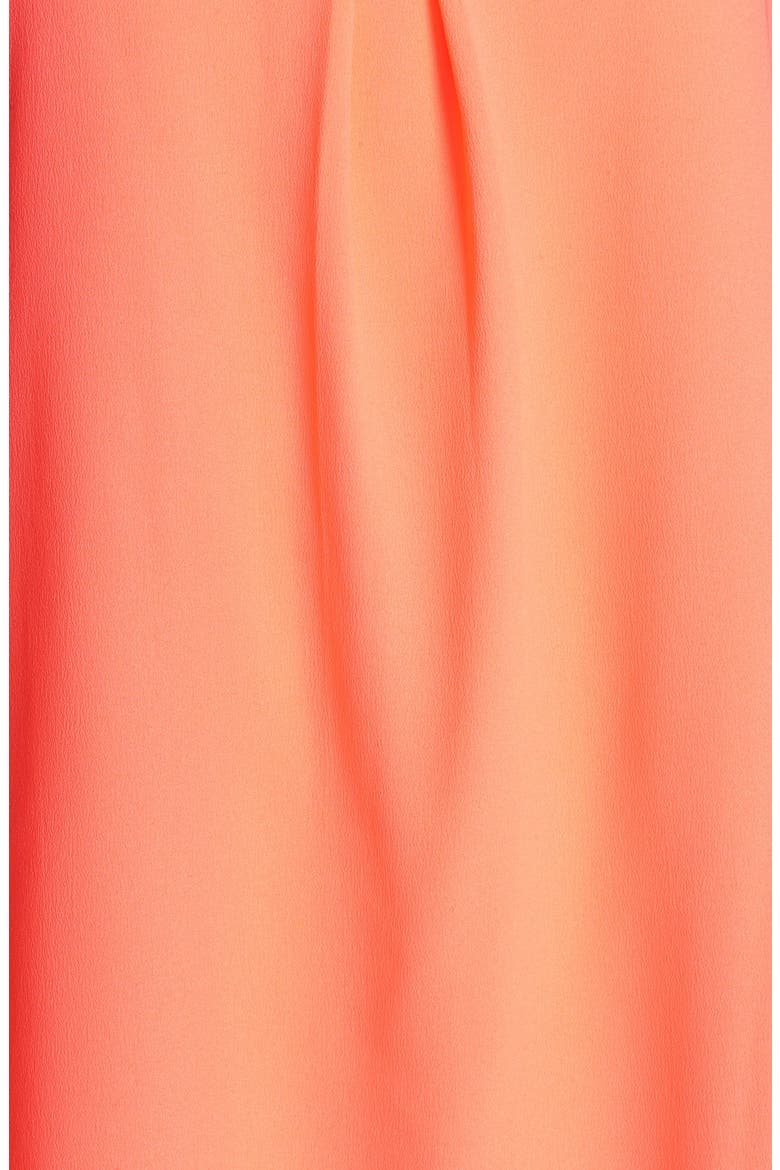 Strappy Back Shift Dress, Alternate, color, HOT CORAL
