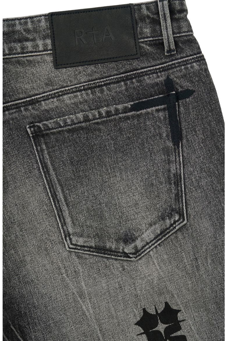 Bryant Ripped Skinny Jeans, Alternate, color, ASH FADED RTA