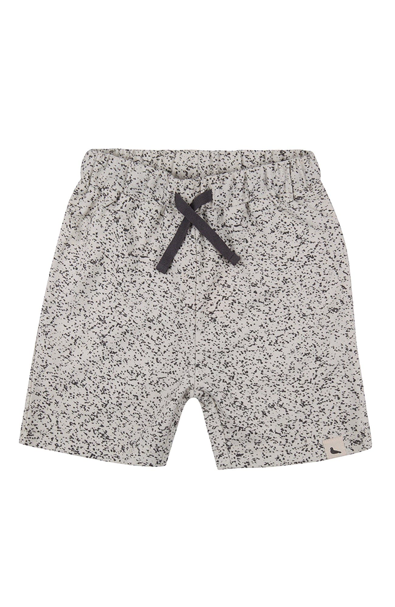 Turtledove London Kids Organic Cotton Multicolor Speckled Bear Print Shorts 