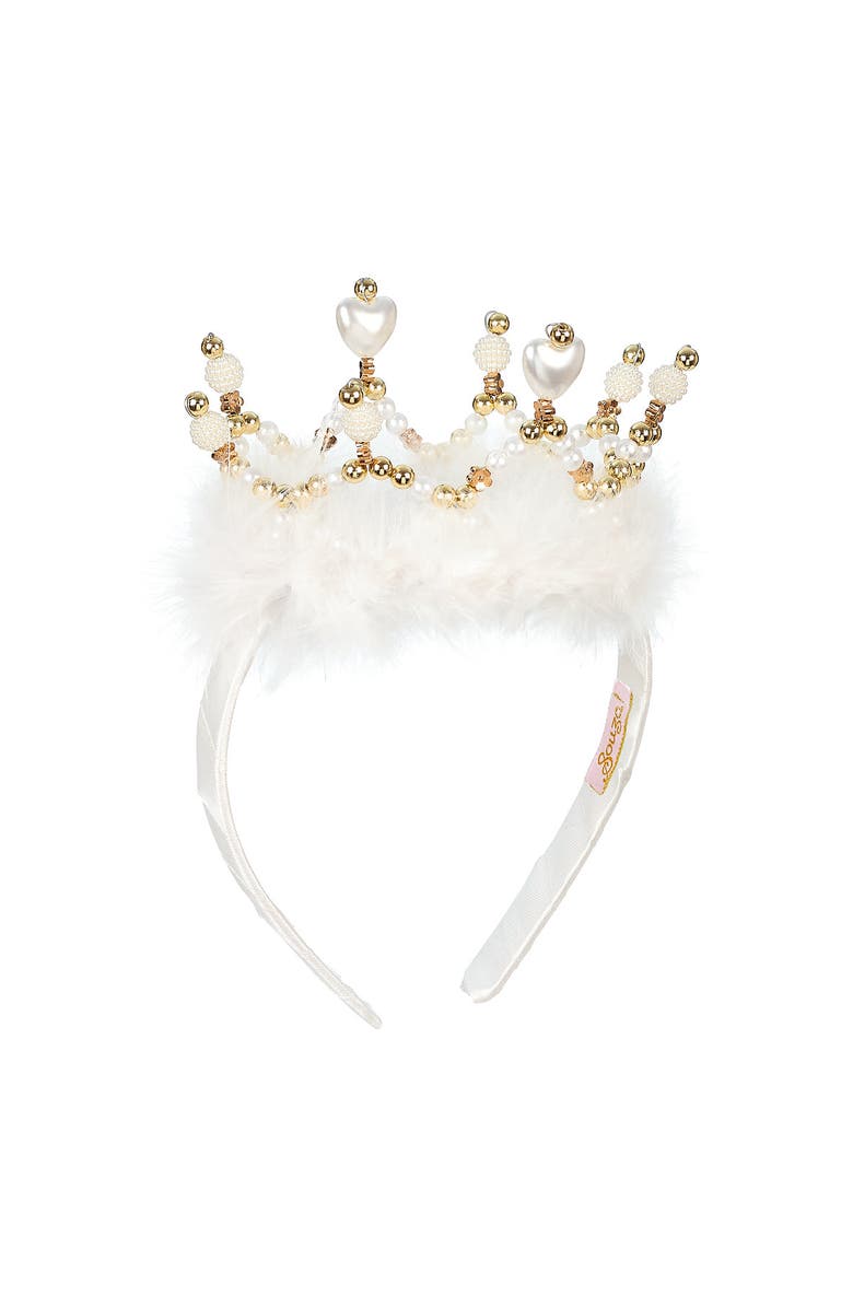 Souza Crown Coralina-Costume Accessory for Kids, Main, color, White