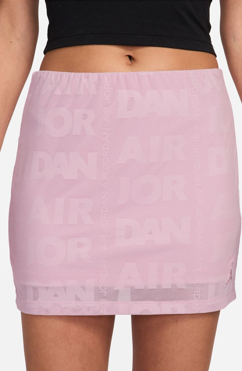 Jordan Flight Open Stitch Knit Skort, Alternate, color, Pink