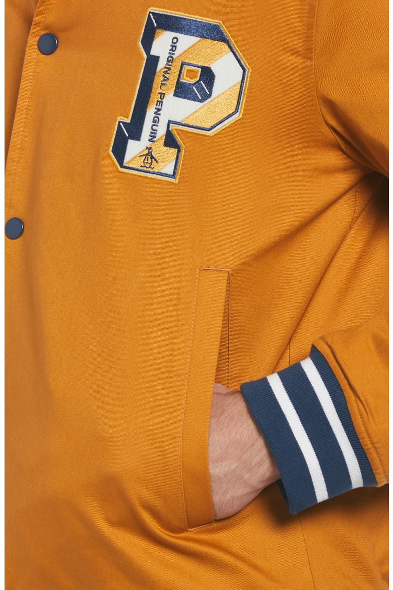 Twill Logo Jacket, Alternate, color, SUDAN BROWN