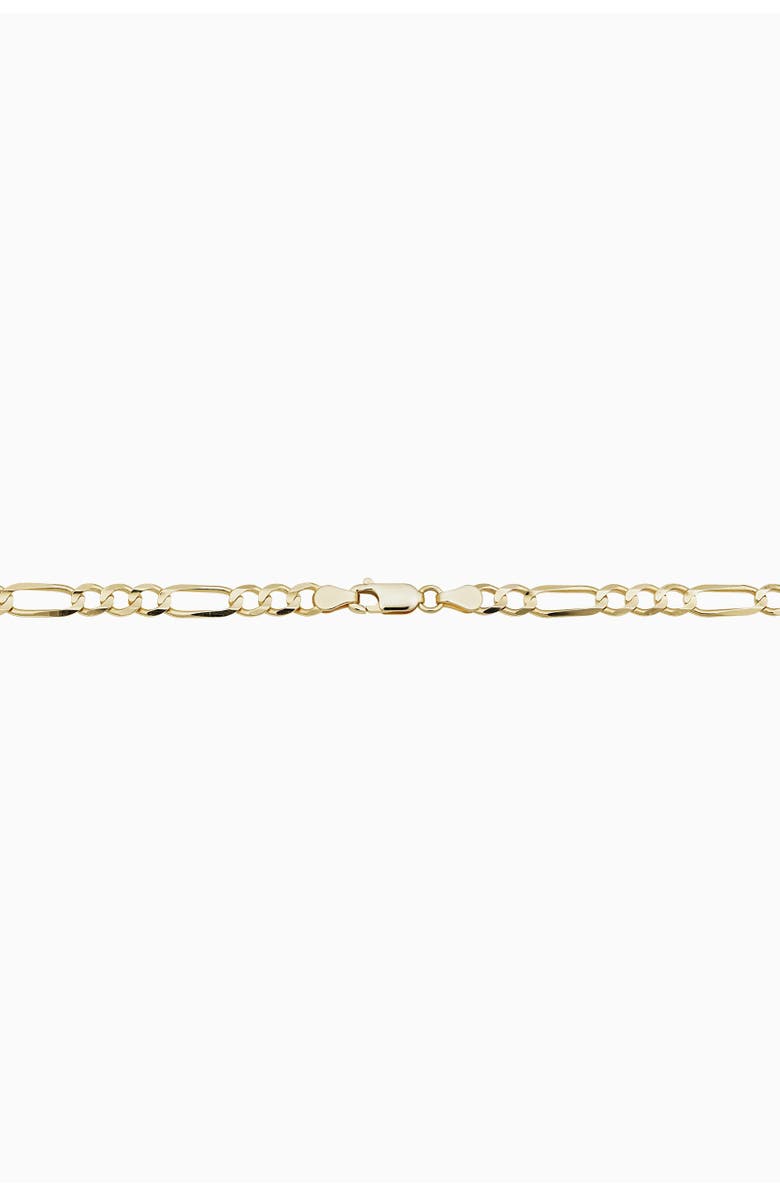 Oradina 14K Yellow Gold Florentine Figaro Bold Bracelet, Alternate, color, Yellow Gold