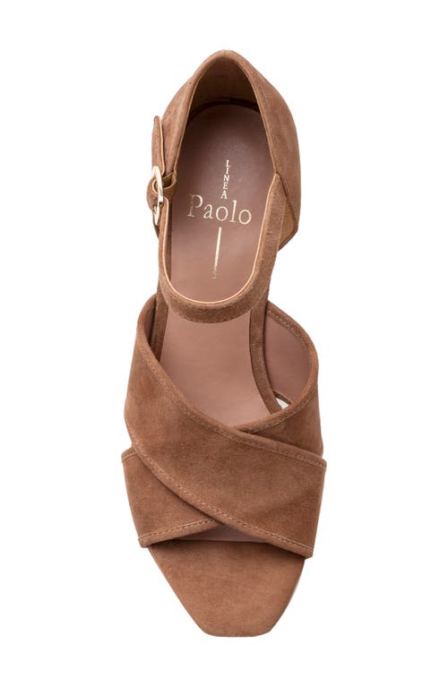 Linea Paolo Imogene Platform Sandal In Tan
