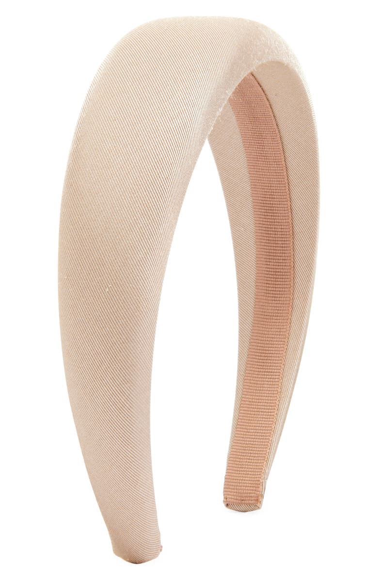 L. Erickson Rosalia Headband, Main, color, Taupe