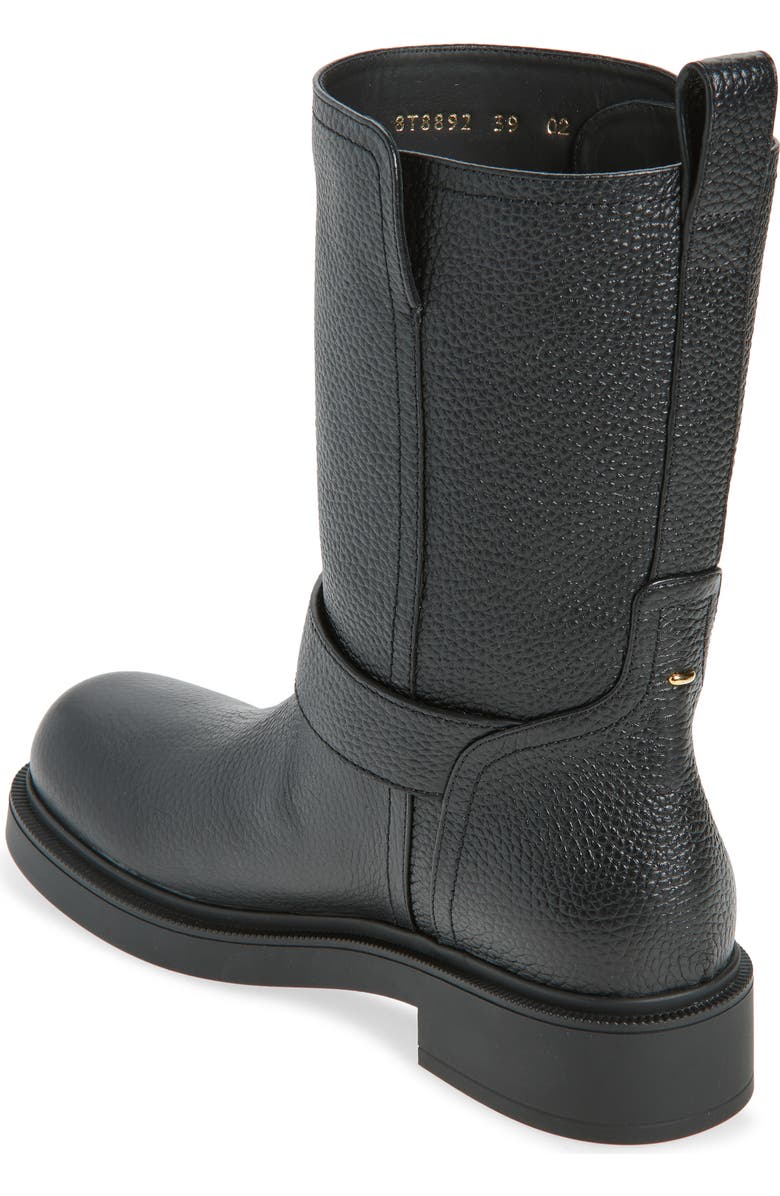 Fendi Biker Boot, Alternate, color, Black