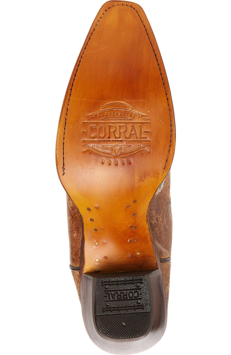 CORRAL Floral Embroidered Western Boot, Alternate, color,