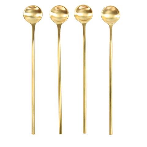 Luxe Thin Long Spoons - Set of 4