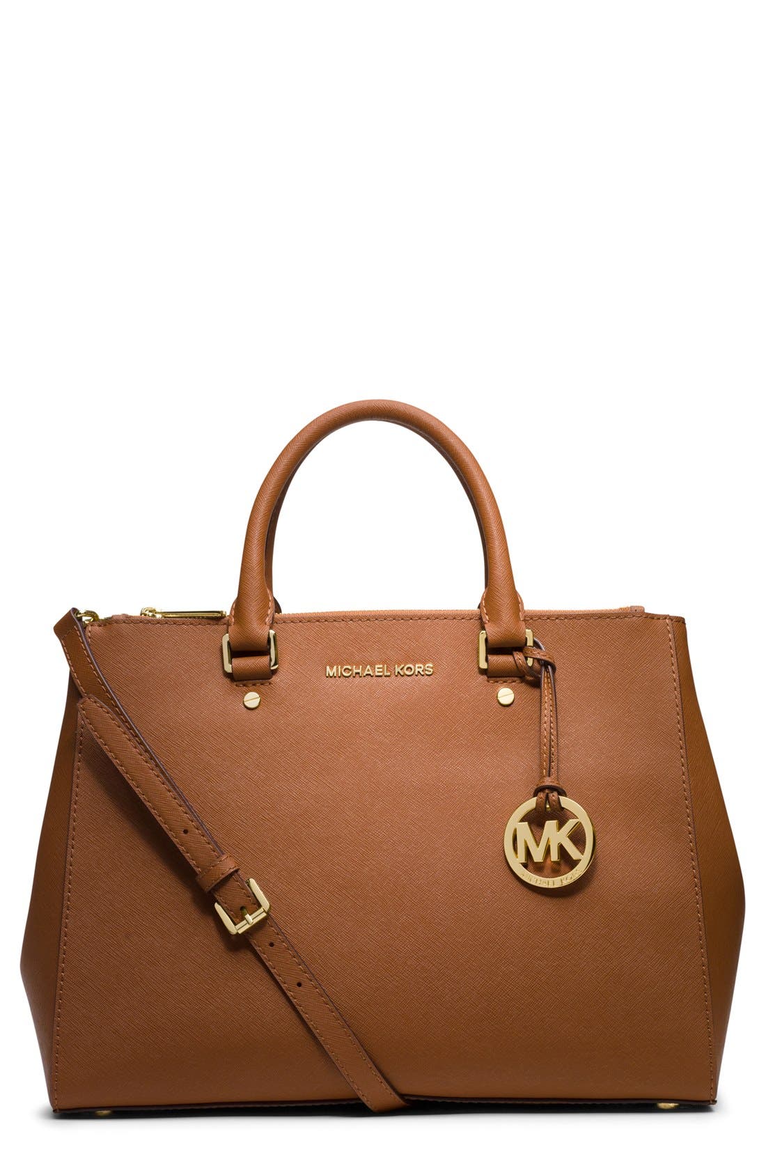 'Large Sutton' Satchel, Main, color, LUGGAGE