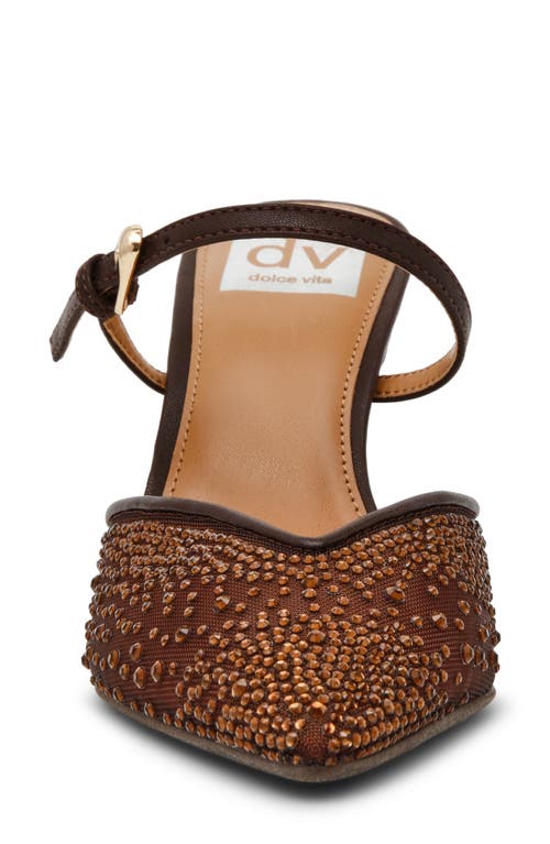 Dolce Vita Dv By  Elleganza Mary Jane Mule In Brown