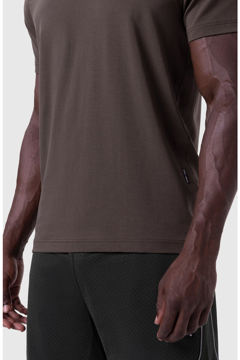 Supima Essential Tee, Alternate, color, Dark Earth