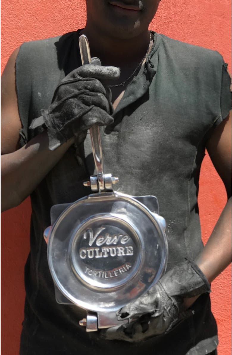 Verve Culture XL Tortilla Press - Polished Aluminum, Alternate, color, Silver