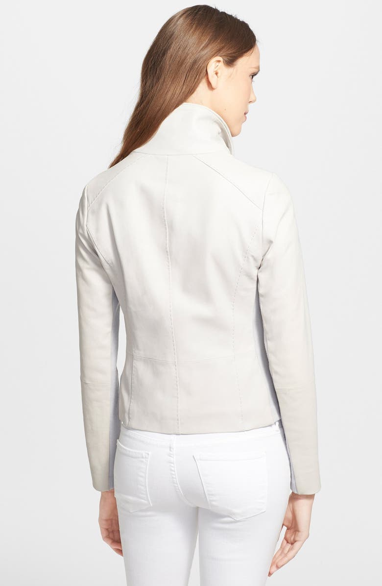 Vince Leather Scuba Jacket, Alternate, color,