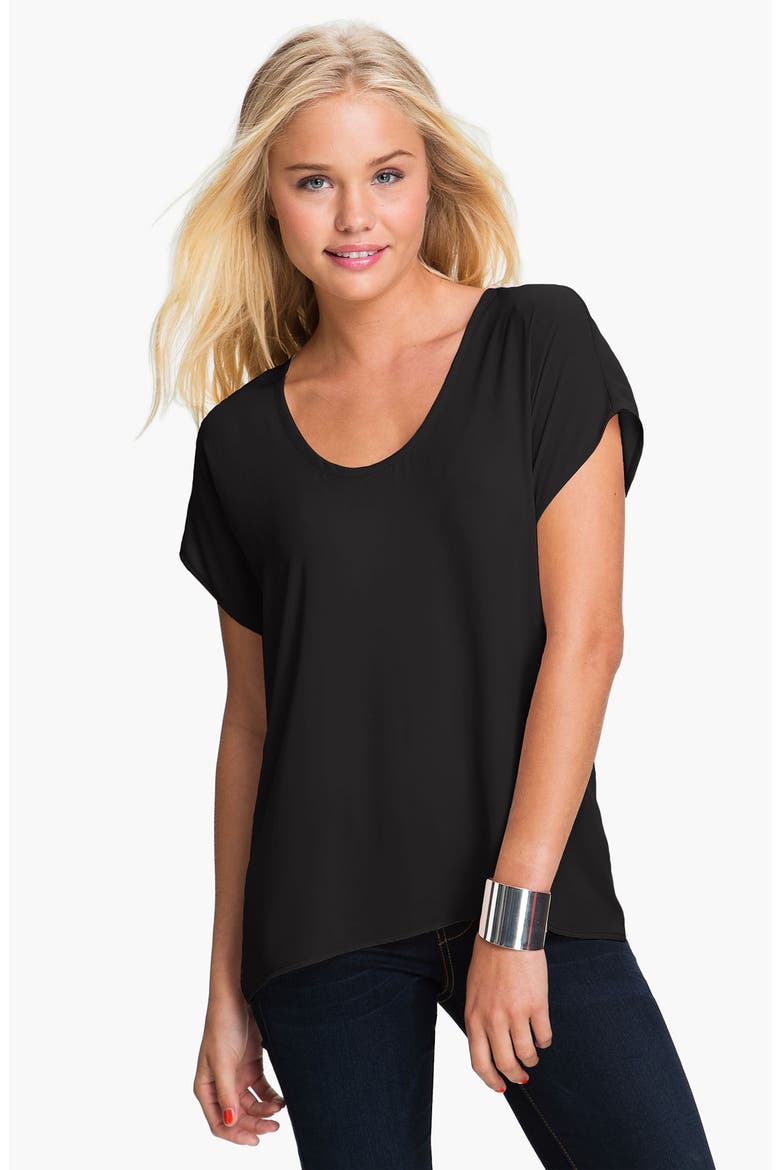 Perfect' Tee, Main, color, BLACK