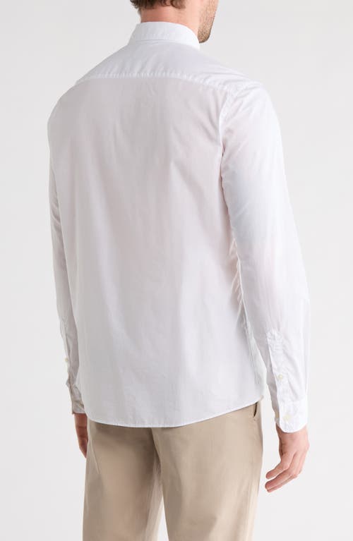 Hugo Boss Boss Roan Kent Cotton Button-up Shirt In White