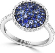 EFFY Sterling Silver Sapphire Ring