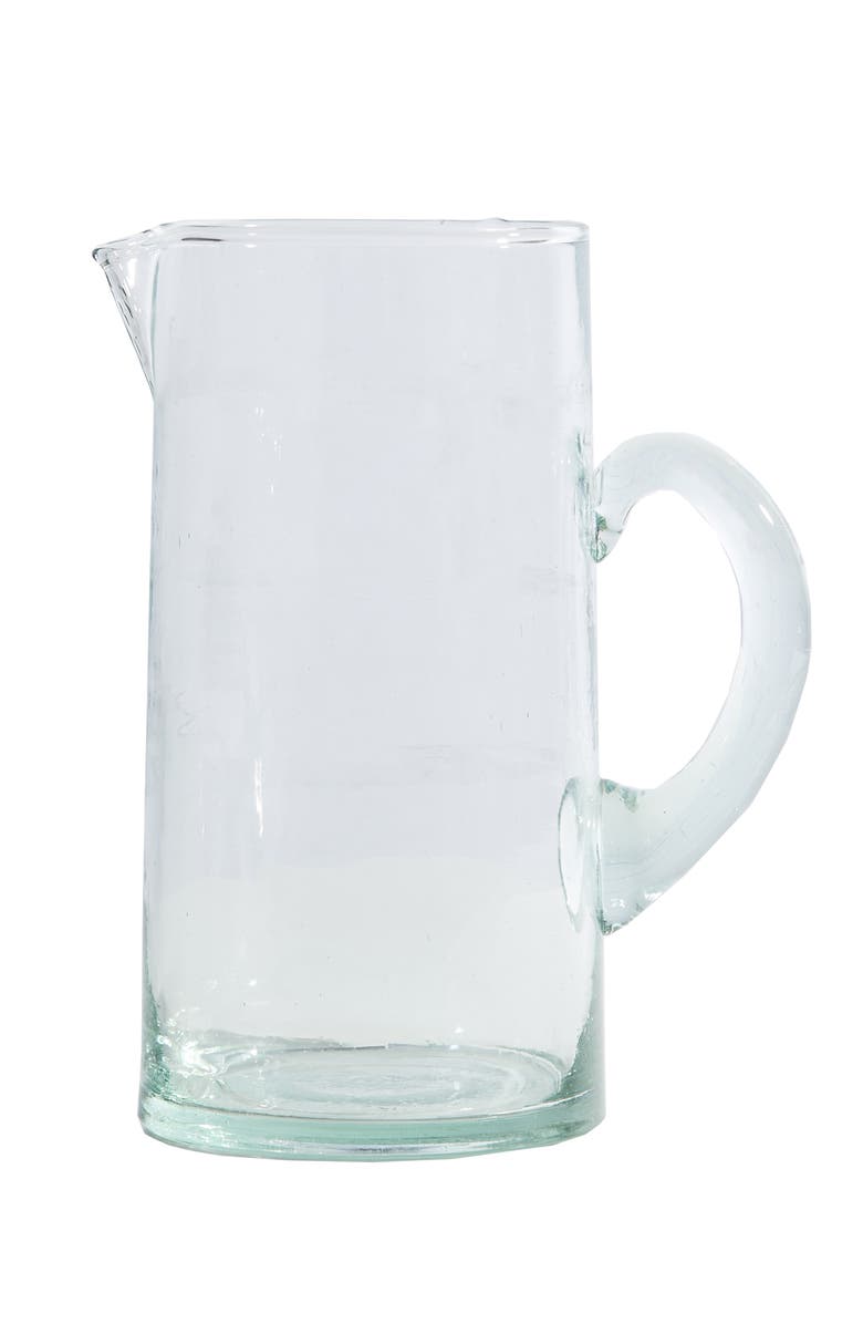 Verve Culture Moroccan Cone Jug, Main, color, Clear