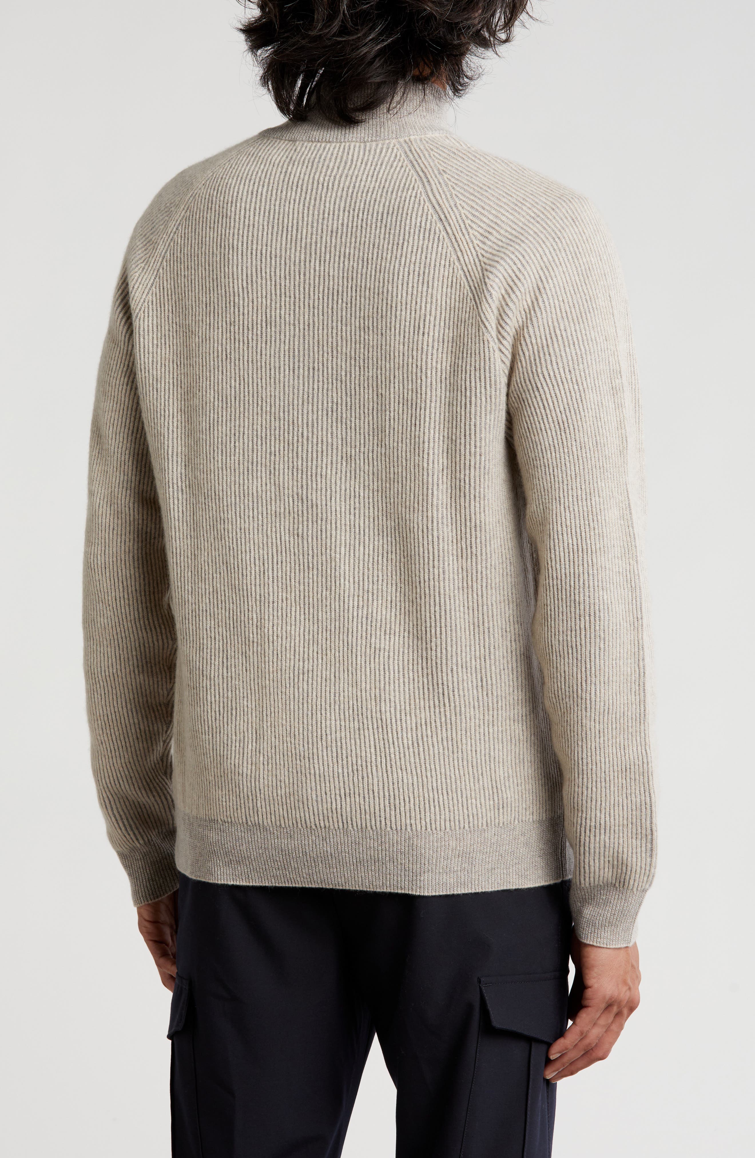 Rib Cashmere Pullover - image 2
