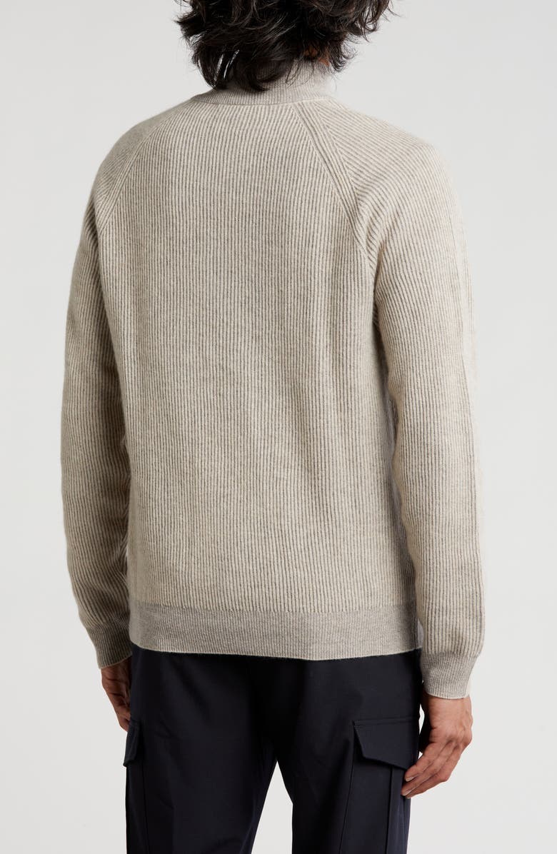 Amicale Rib Cashmere Pullover, Alternate, color, Oatgy