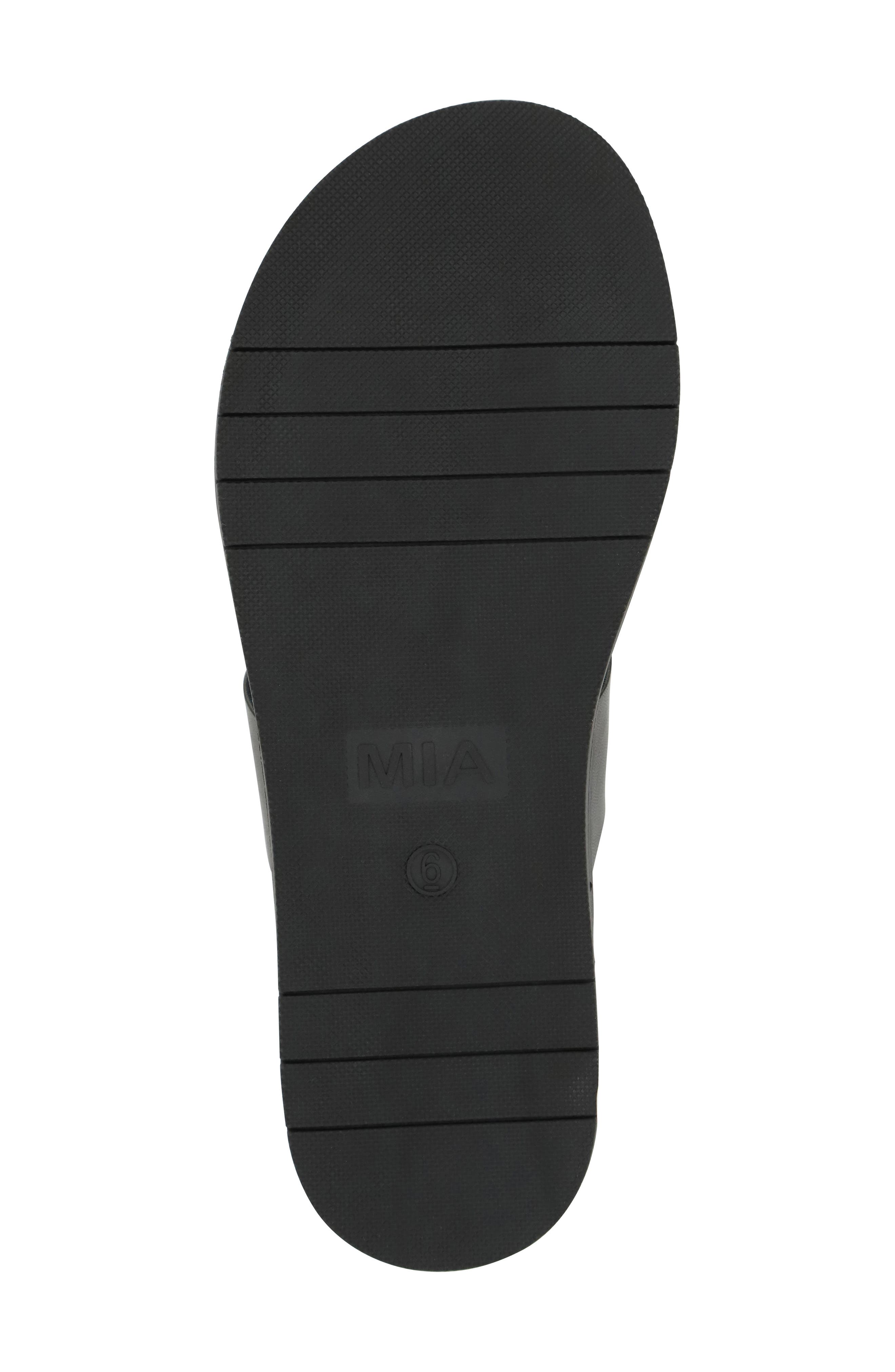 MIA Yelena Slide Sandal, Alternate, color, Black