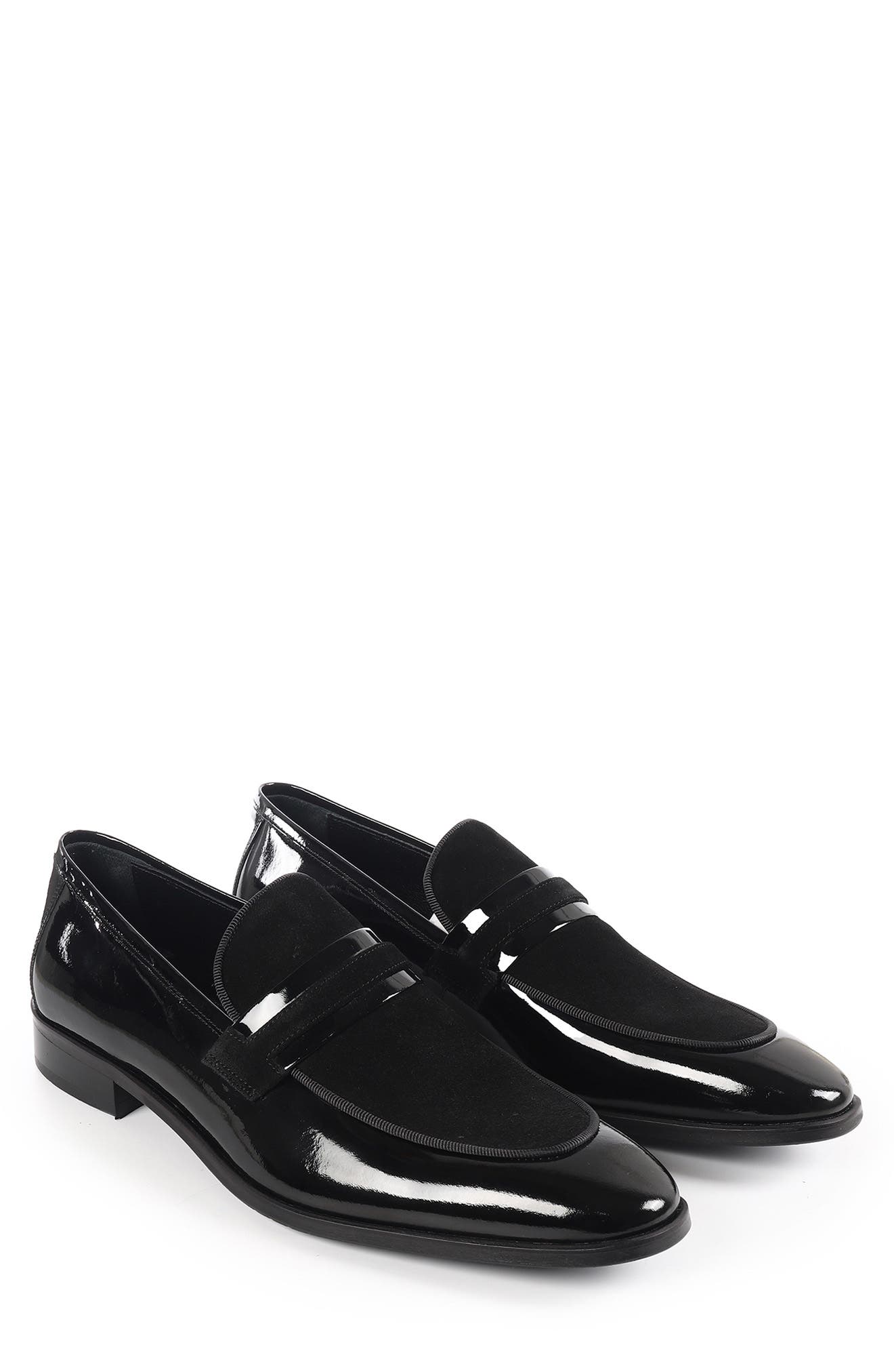 VELLAPAIS Balerion Slip-On Loafer (Men, Alternate, color, Black