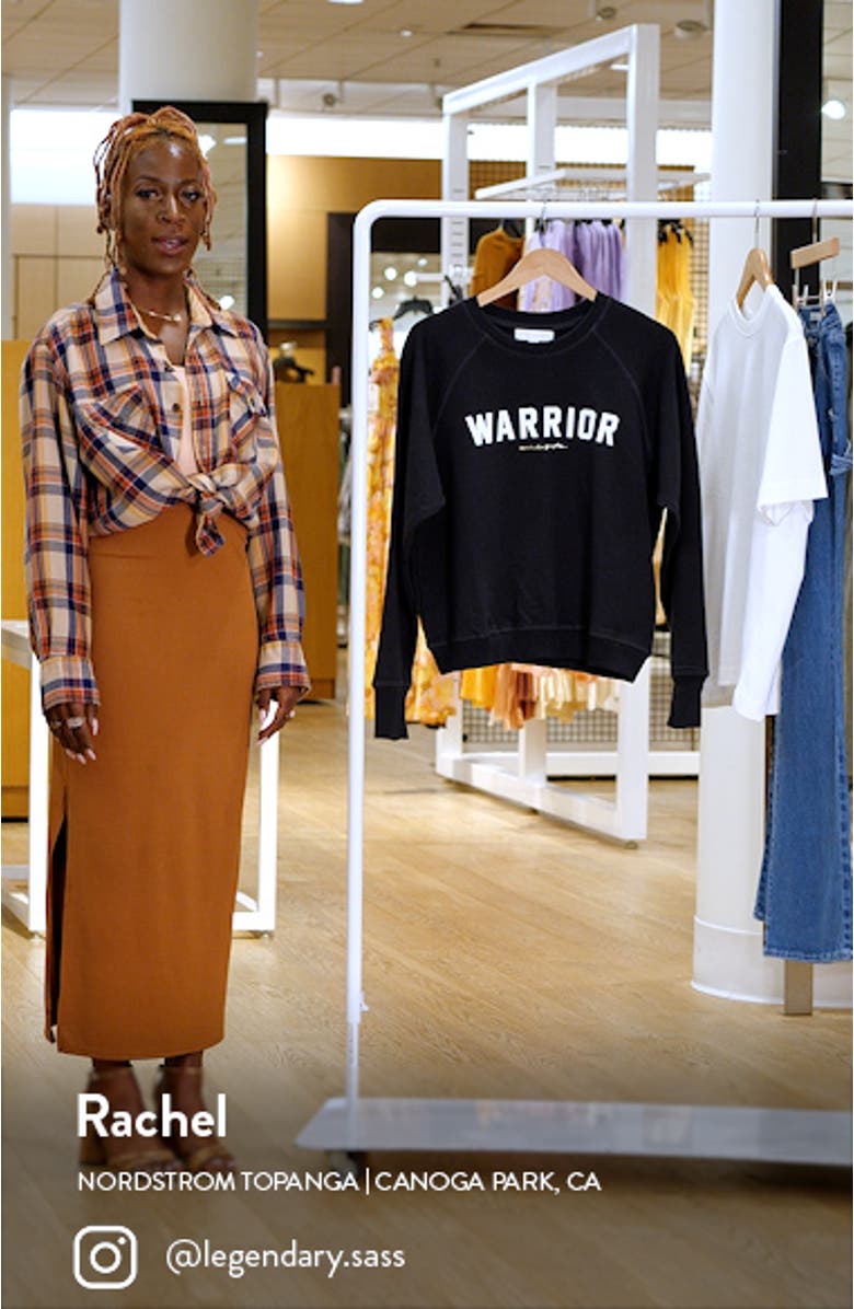 Warrior Bridget Cotton Sweatshirt, sales video thumbnail