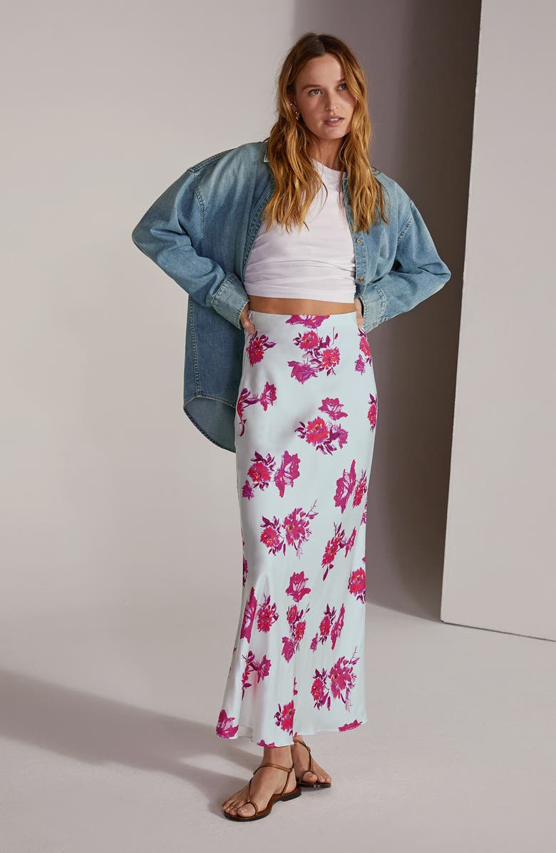 Favorite Daughter Favorite Floral Bias Skirt, Alternate, color, 