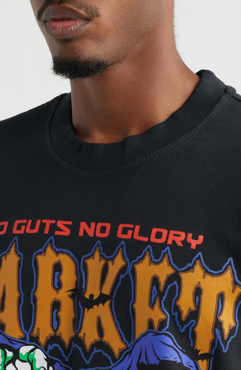MARKET No Guts No Glory Cotton Graphic T-Shirt, Alternate, color, Black
