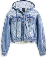 Desigual Hooded Denim Jacket