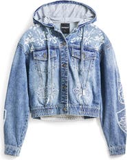 Desigual Hooded Denim Jacket