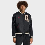 Nike Men's Nike Black Georgia Bulldogs Legacy Full-Snap Bomber Jacket