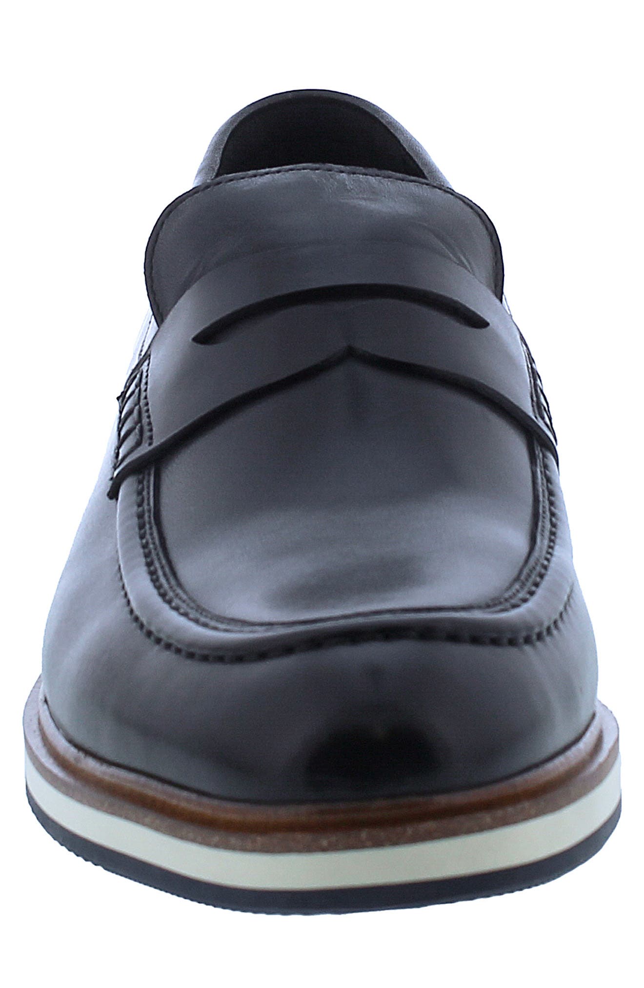Penny Lane Brick Lane Penny Loafer, Alternate, color, Black