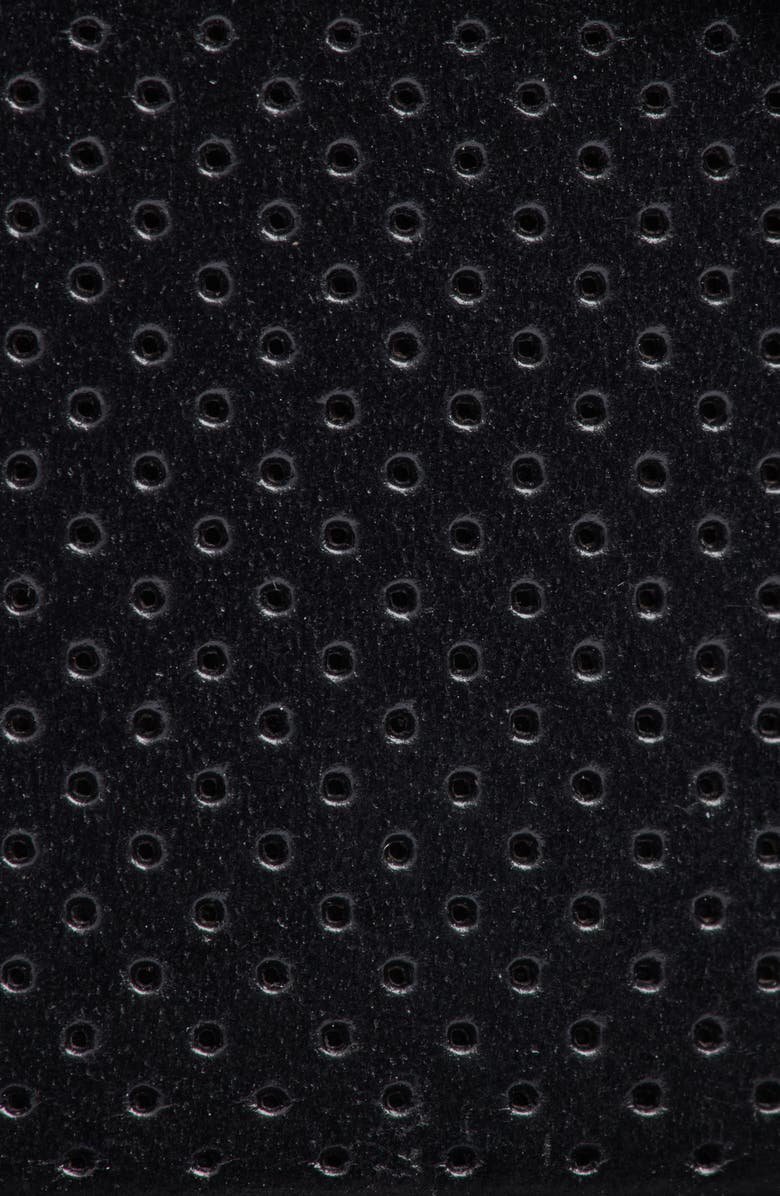 Nordstrom Perforated Leather Belt, Alternate, color, Black