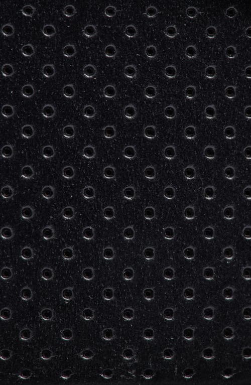 Nordstrom Perforated Leather Belt In Black