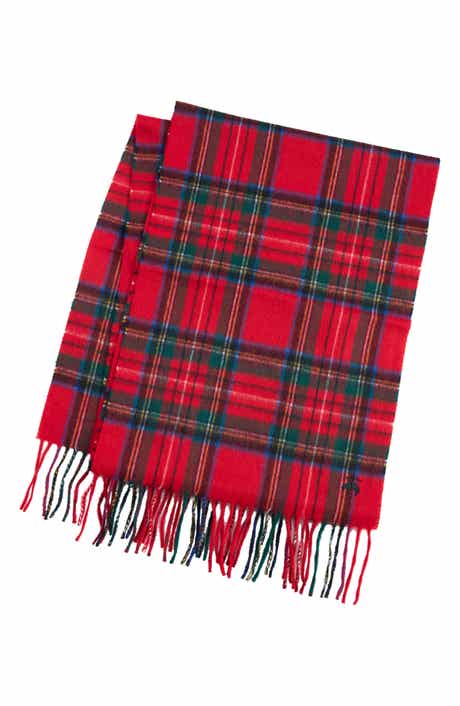 Brooks Brothers Wool & Cashmere Plaid Scarf