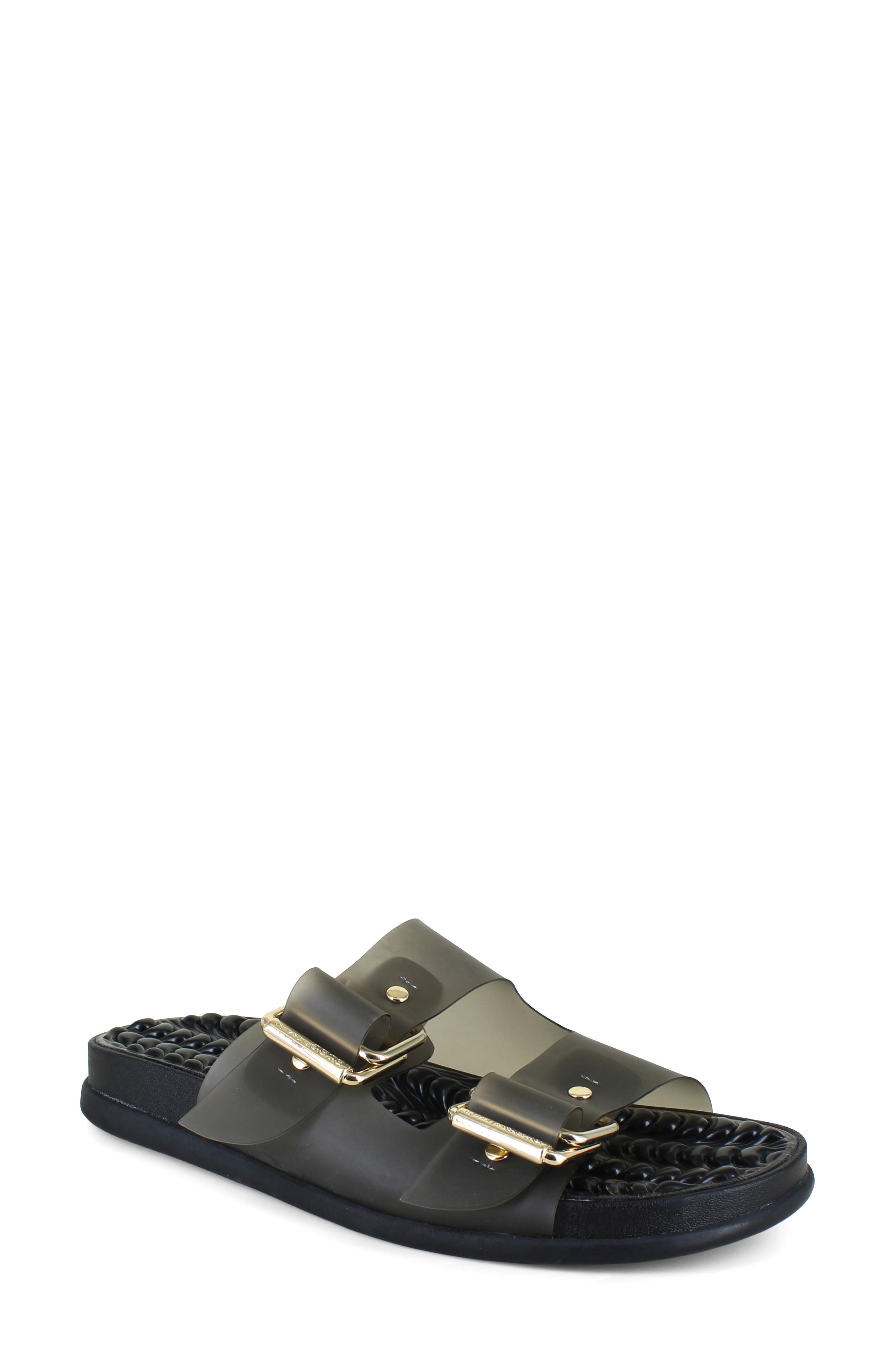 Bcbgeneration Gelly Slide Sandal In Black